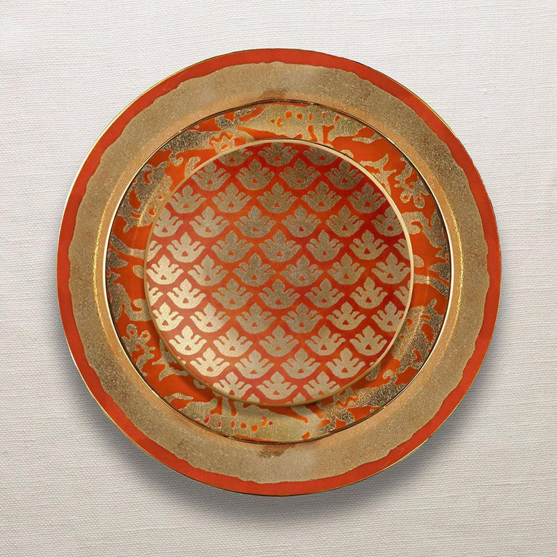 Set of 4 Fortuny Canape Plates