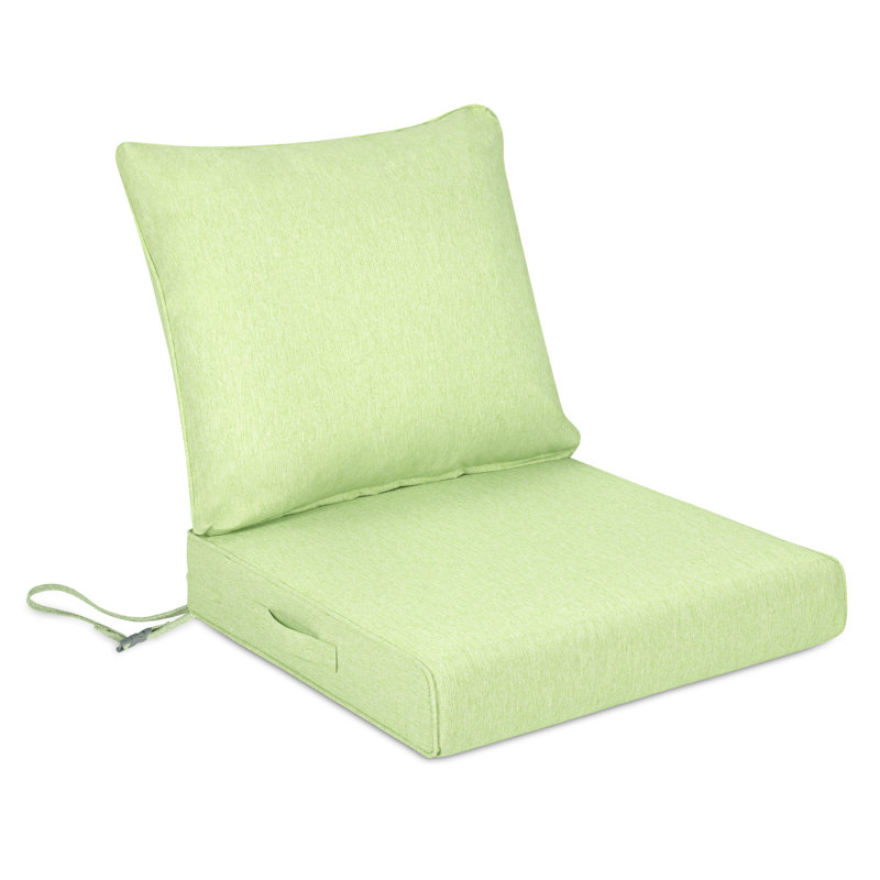 Inch Outdoor Chair Cushion Set, 26"x23", Green