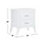 MDF Wooden Nightstand With 2 Drawers