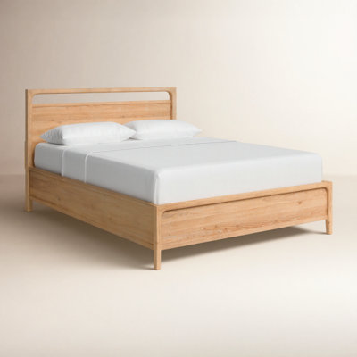 Rory Solid Wood Panel Bed