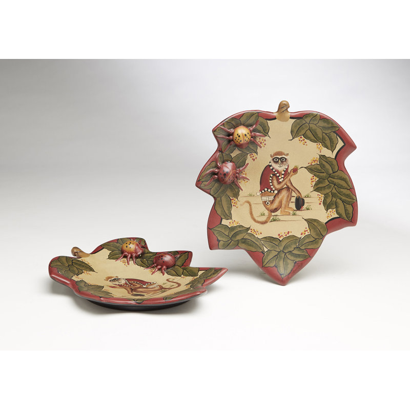 Beretta 2-Piece Monkey Plate Set