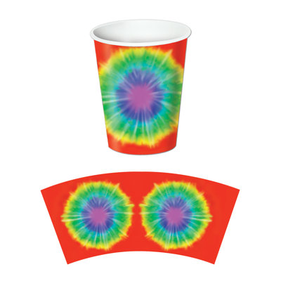 Tasse à papier teinte cravate