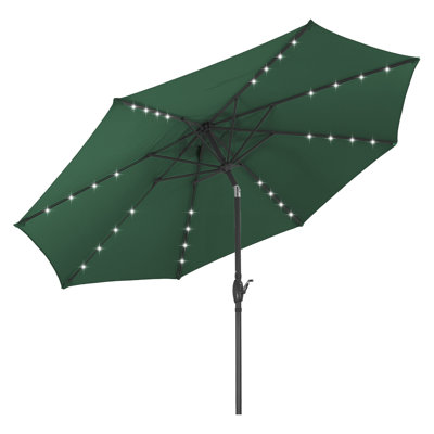 Joice 10' Lighted Beach Umbrella