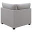 Chaise d'angle rembourrée avec coussins Austin