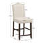 Upholstered Bar Stool with Solid Wood Frame
