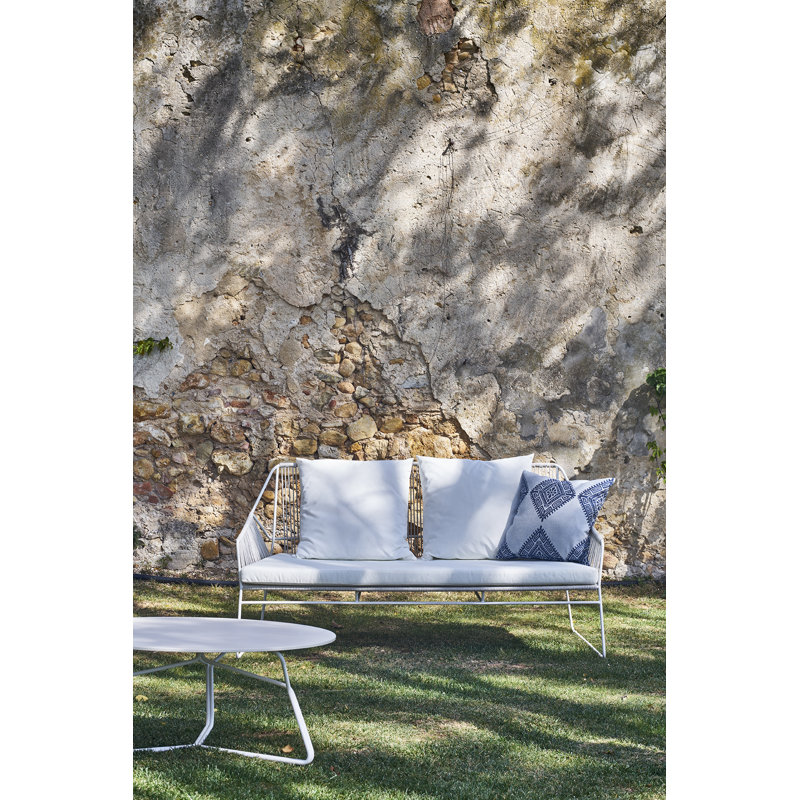 Sandur Outdoor 2 - Seat Loveseat, Anthracite Rope/Anthracite Frame, Lantern Slate