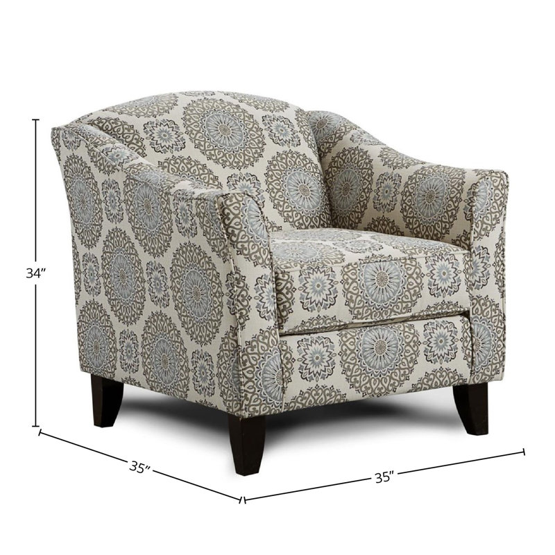 Fauteuil Varzea, Mélange de polyester gris