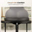 Ergonomic Cross Legged Chair, 360° Swivel Meditation Chair with Wheels, Height Adjustable Seat for ADHD, Strong Lumbar Support, Chic Home Office Furniture-1239315482