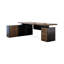 Bureaux rectangulaires en bois massif noyer-107970650-107970648