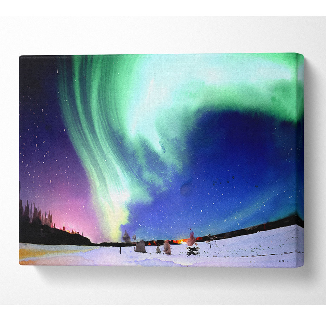 Aurora Borealis - Kunstdrucke auf Leinwand - Wrapped Canvas