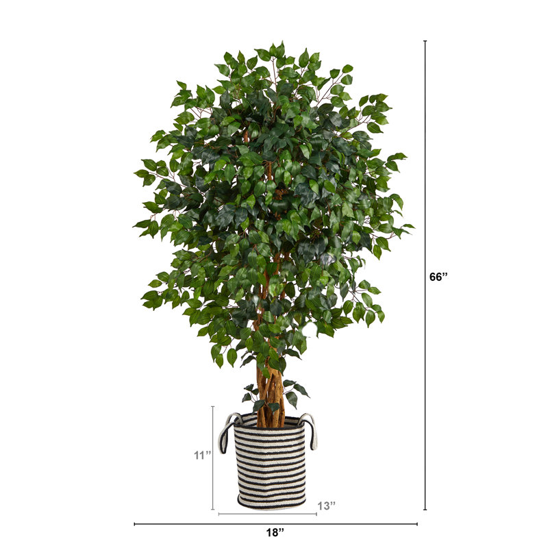 Ficus artificiel 66 po en pot