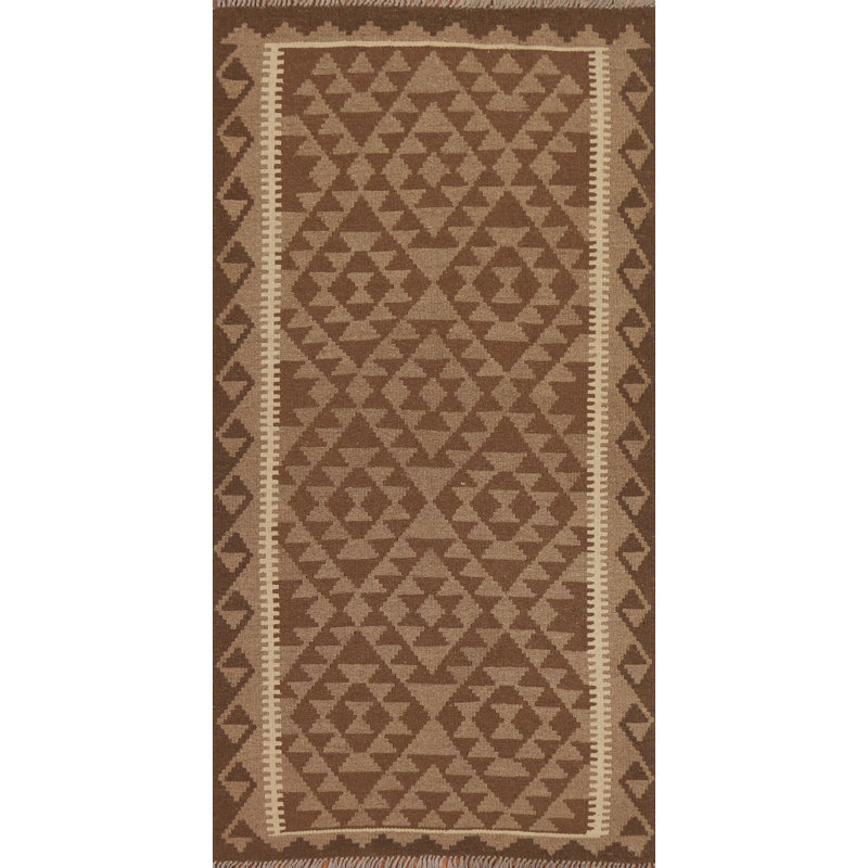 Tapis oriental géométrique Kilim 4 x 7