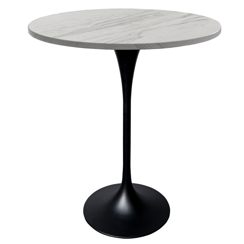 Table de salle à manger Heatherton, H 43,52 po x L 27,56 po x l 27,56 po