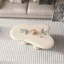 Table basse à petit espace en nuage, table de sécurité blanche pour enfants et animaux de compagnie 47 po avec bords ronds doux pour salon moderne, table d'appoint facile à assembler