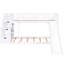 Lit simple superposé avec deux tiroirs et glissade Joyful - blanc Twintwin Chic-391645315