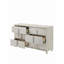 Commode Laveda fini blanc perle