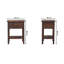 45cm W Solid Wood Bedside Table