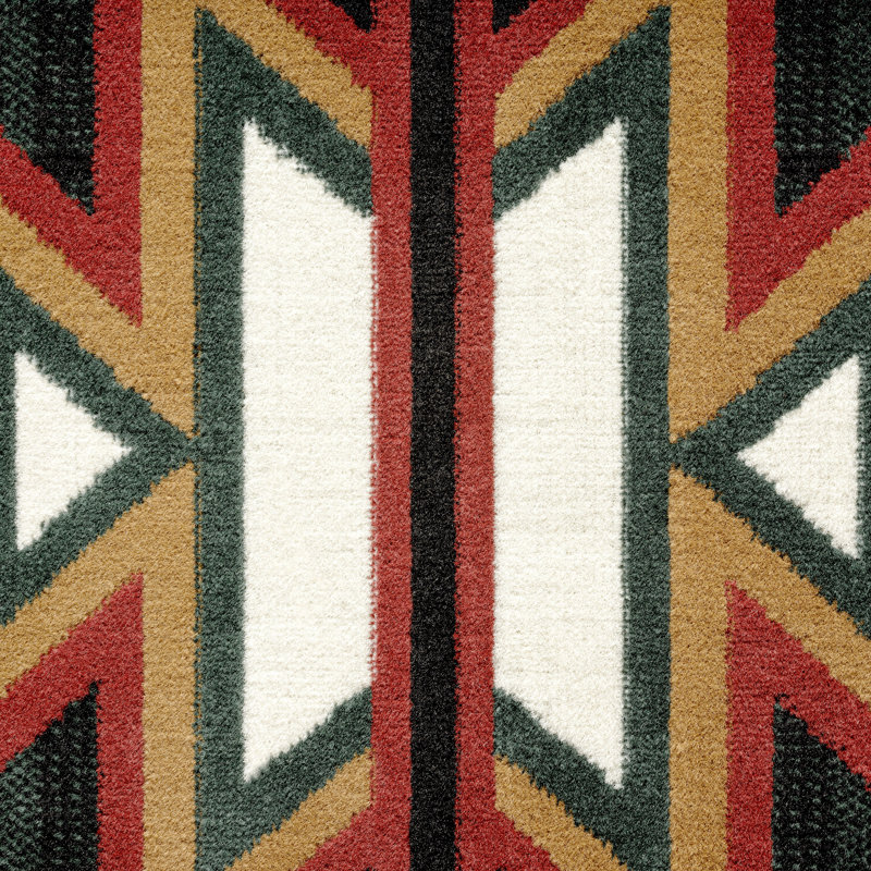 Archisha Southwestern Indoor Rug, Rectangle 5'2" x 7'4"