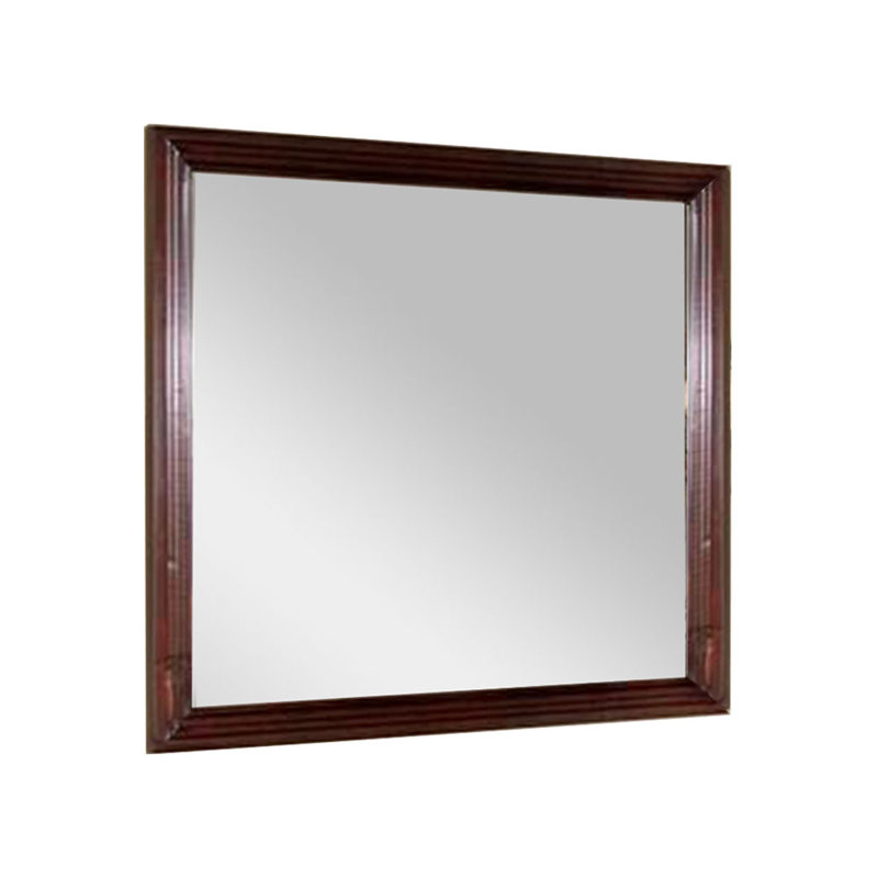 Leeanah Flat Wall Mirror with Drawers