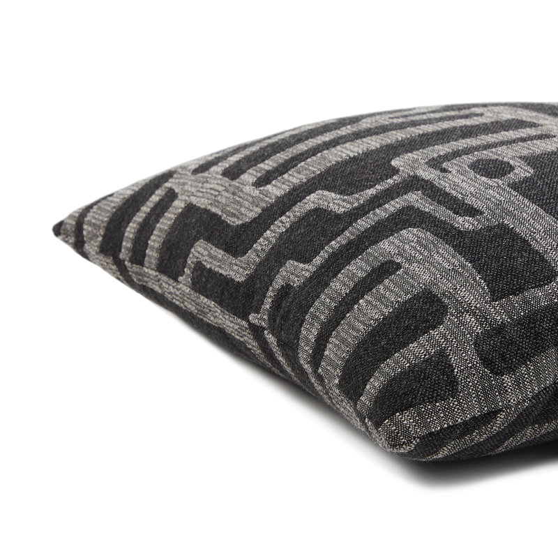 Noble Outdoor Square Sunbrella® Pillow Cover & Insert, 22"H x 22"W, Charcoal