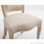 Chaises de salle à manger rembourrées French Country avec dossier en éventail, ensemble de 2