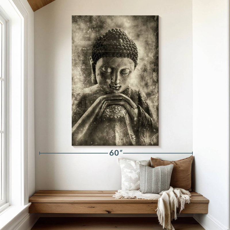 Adella Simple Buddha, 51" H x 34" W