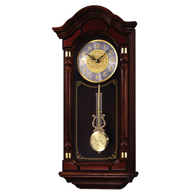 Seiko QXH004BLH Wall-Pendulum, Chime, Quartz, Brown