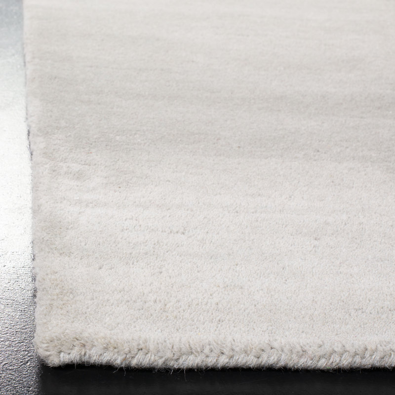 Tapis en laine et viscose touffeté à la main Nonia, Carré 6 pi