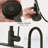 Stainless Steel Pull Down Kitchen Faucet With Soap Dispenser-118350767