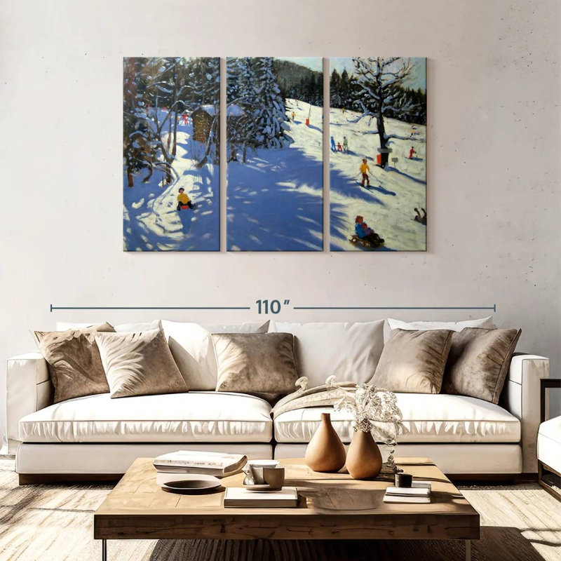 Sireci Mountain Hut Morzine, 48" H x 74" W