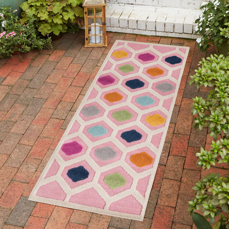 Noord Aruba Indoor/Outdoor Rug, Runner 2' x 8'