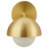 Eclipse Globe Wall Sconce In Brass-101991375