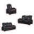 3 - Piece Power Reclining  Breathable Leather Living Room Set With Blueooth Speeker And Wireless Charger-1455851642