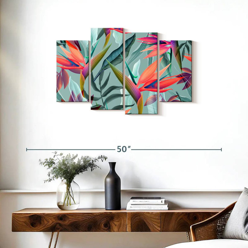 Harnek, oiseau de paradis, fleurs