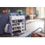 12 Pair Solid Wood Shoe Rack