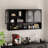 Four-door Glass Wall Cabinet Storage-322448805