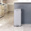 Steel Step On Kitchen Trash Can - 30L