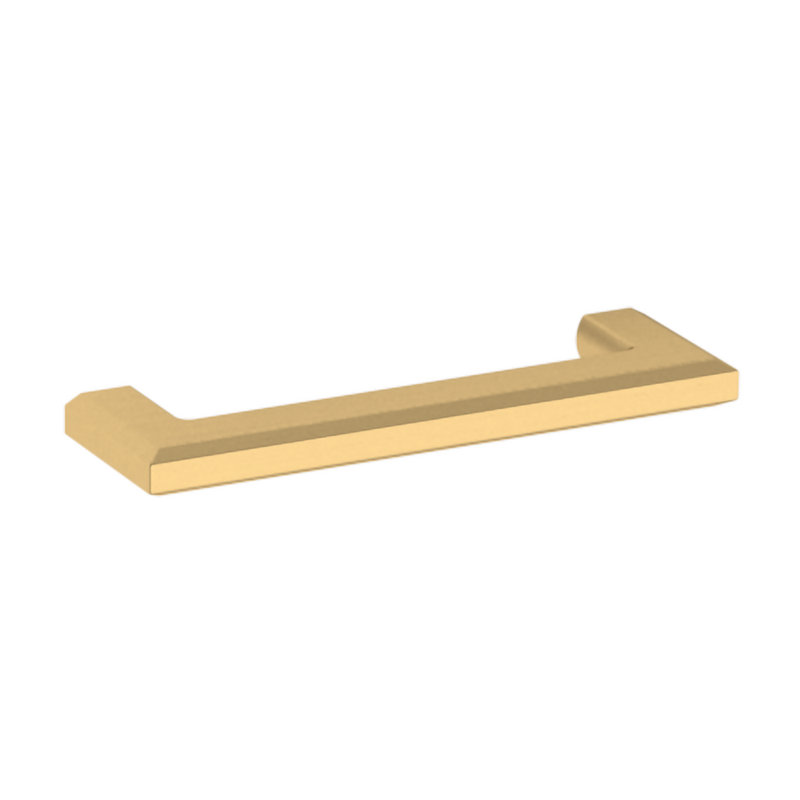 4" Satin Brass Traditional Cabinet Pull with Mounting Hardware