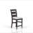 Comfortable And Stylish Counter Stool With Ladderback Design, Ideal For Kitchen Counters And Dining Areas