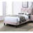 Full Size Bed With Pink Velvet, Modern And Adjustable Headboard For Bedroom Contemporary Bed, Velvet Upholstery, A Look-1064663191-1064663190