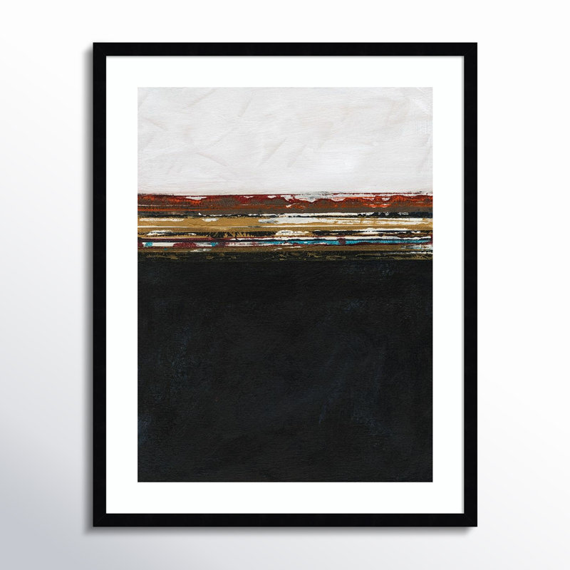 A Sense Of Space I by Jodi Fuchs, 29.12" H x 23.12" W x 0.88" D, Black Framed Paper