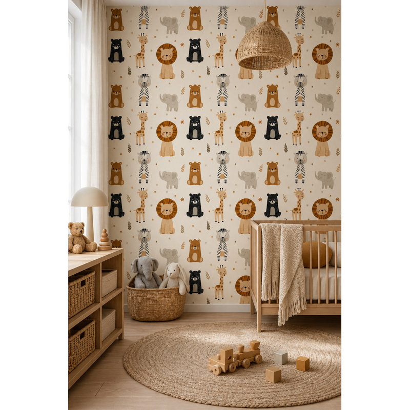 Papier peint de chambre de bébé, Non-Woven Non-Pasted