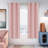 Grommet Top Thermal Insulated Room Darkening Window Curtain Panels (Set Of 2)-2001417995-2001418039