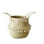 Étagère à papier en bois, panier tressé en jonc de mer avec pompon, cache-pot avec poignées, style bohème, panier décoratif en osier pour plantes d'intérieur, décoration intérieure, 5 tailles-335483525