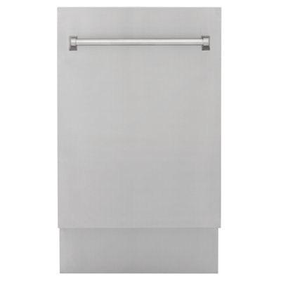 ZLINE 18" Tallac Series 3rd Rack Top Control Dishwasher with Stainless Steel Tub, 51dBa
