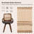 Gemi 20" W Vegan Leather Swivel Modern Dining Chair (Set Of 4)-1699308716