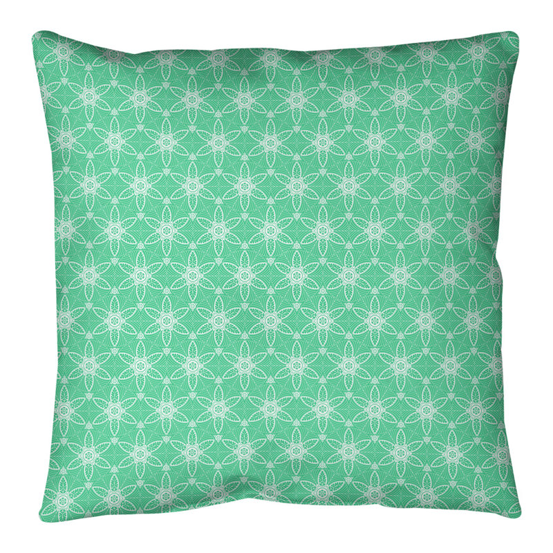 Coussin de sol Katelyn Elizabeth, H 28 po x l 28 po, Vert