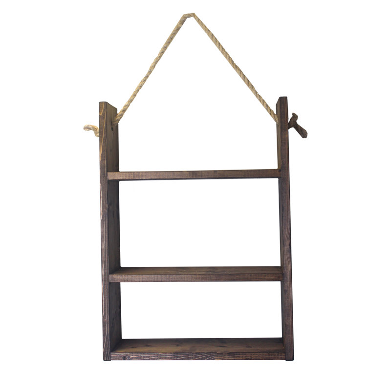 Coachella 3 Piece Solid Wood Accent Shelf, 24"H x 18" W x 5.5" D
