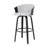 Boeschen Swivel Counter or Bar Height Upholstered Bar Stool with Arms and Footrest in Wood-1964245476-1987370489