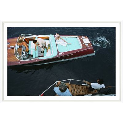 Slim Aarons Monte Carlo - reproduction de photo encadrée